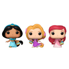 Blister 3 figuras Carrot Pocket POP Disney Princesas Rapunzel Ariel Jasmin